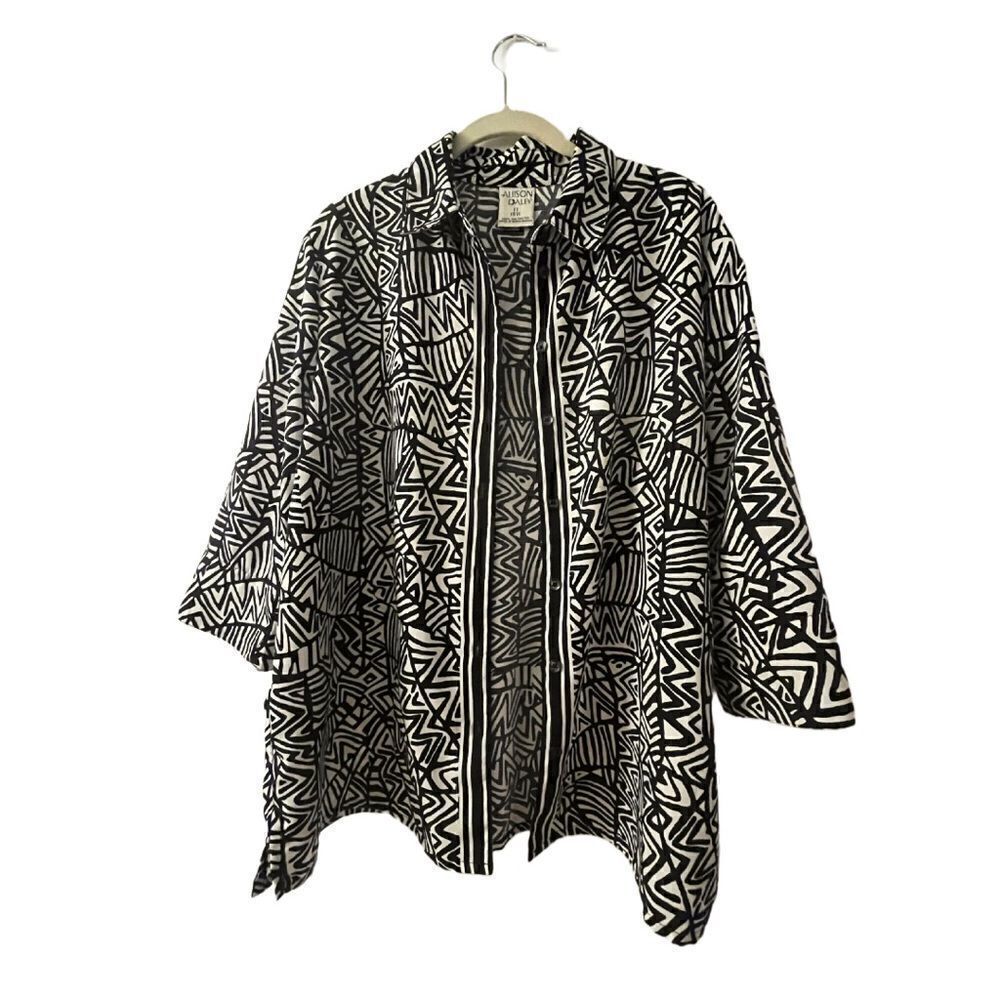 Vintage Abstract Blouse